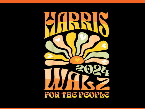 Harris waltz 2024 for the people png graphic t shirt