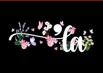 Comma La Vintage Floral Feminine Flowers PNG