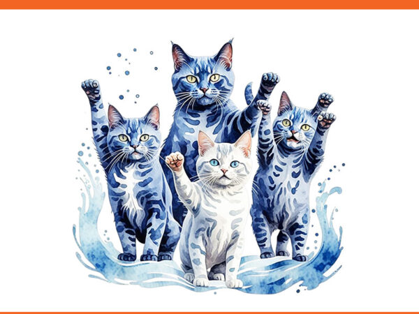 Cat ladies for kamala 2024 png, cat blue kamala harris png t shirt vector file