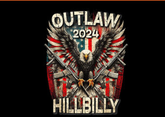 Out Law 2024 Hillbilly PNG t shirt design online