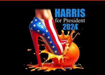 Kamala Orange Crush America 2024 PNG, Harris For President 2024 PNG