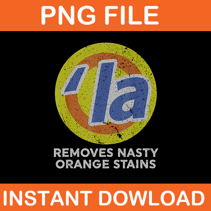 Comma La PNG , La Removes Nasty Orange Stains PNG