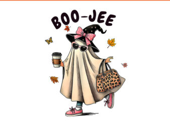 Boo-Jee Ghost Halloween PNG, Boo Jee Ghost Spooky Season PNG