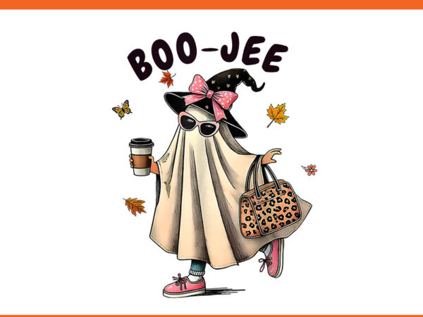 Boo-jee ghost halloween png, boo jee ghost spooky season png t shirt template