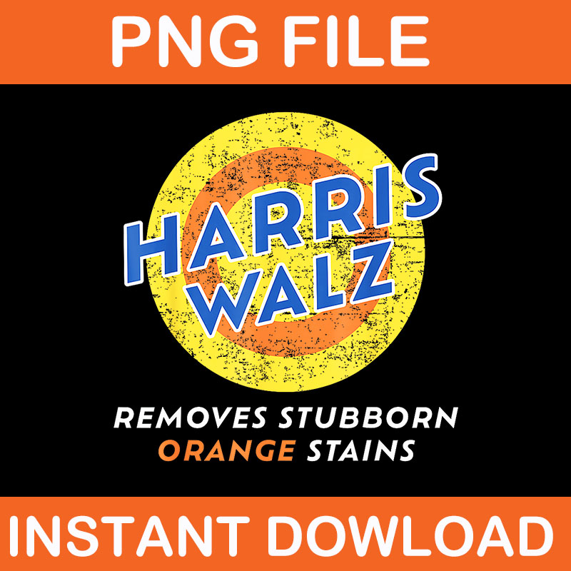 Harris Walz Removes Stubborn Orange Stains PNG