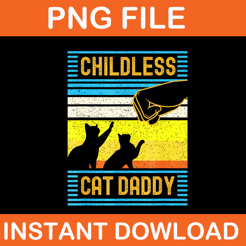 Childless Cat Daddy PNG, Cat Kamala Harris PNG