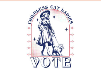 Childless Cat Ladies Vote PNG