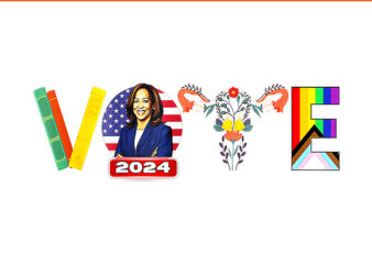 Vote Kamala For President 2024 LGBTQ Gay Pride Lesbian PNG t shirt vector art