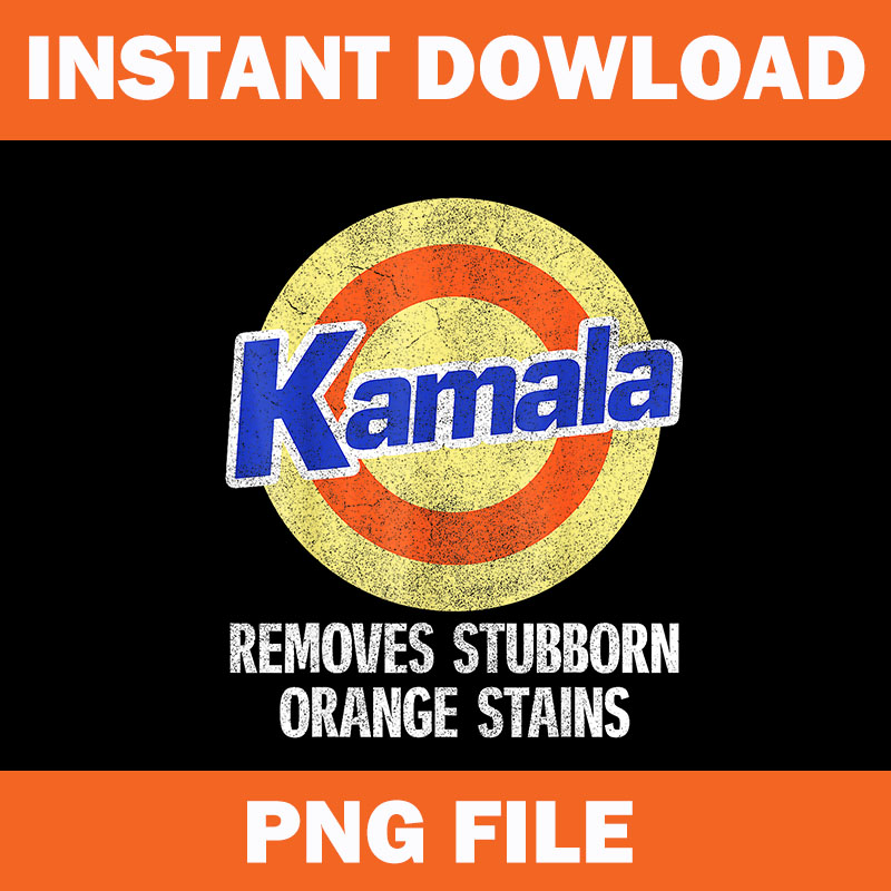 Kamala Removes Stubborn Orange Stains PNG