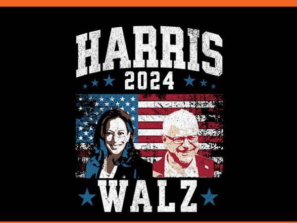 Harris walz 2024 usa presidential png, harris walz 2024 png graphic t shirt