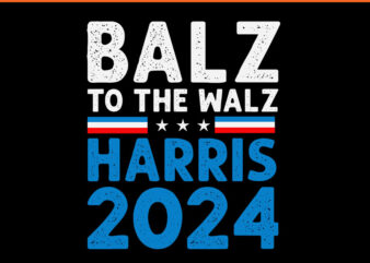 Balz To The Walz Harris 2024 SVG