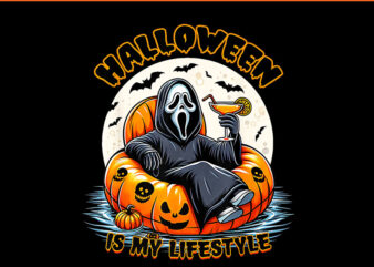 Halloween Is My Live Ghost PNG, Ghost Halloween PNG graphic t shirt