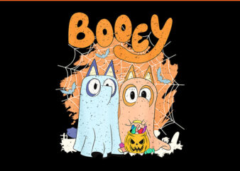 Booey Halloween Vintage Spooky Season PNG t shirt template