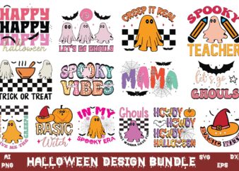 HALLOWEEN SUBLIMATION DESIGN BUNDLE