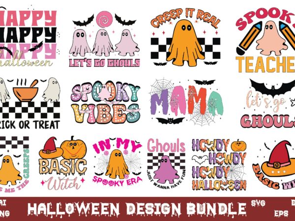 Halloween sublimation design bundle