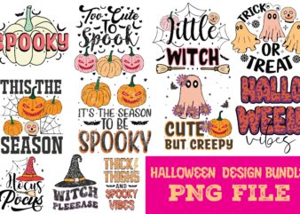 HALLOWEEN PNG DESIGN BUNDLE