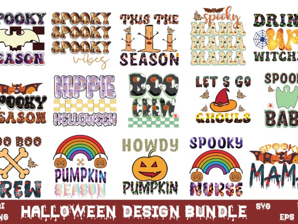 Halloween sublimation design bundle