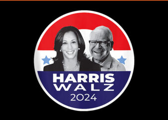 Harris Walz 2024 USA Presidential PNG, Harris Walz 2024 PNG graphic t shirt