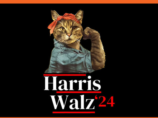 Harris waltz 2024 cat lady png, cat lady kamala harris 2024 png graphic t shirt