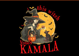 This Witch Vote Kamala Harris PNG, Kamala Harris Halloween PNG