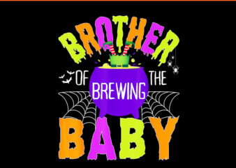 Brother Of Brewing Baby Halloween png t shirt template