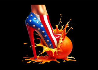 Orange High Heel Crush PNG