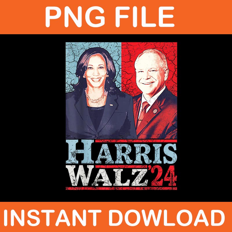 Harris Waltz 2024 Kamala Harris PNG