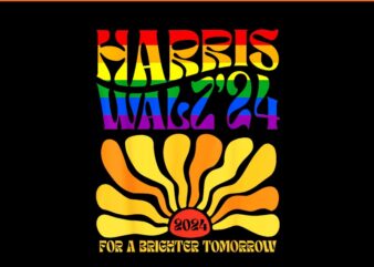 Harris Waltz 2024 For A Brighter Tomorrow PNG