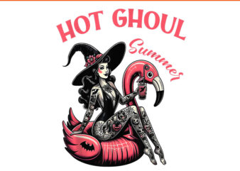 Halloween Hot Ghoul Summer Summerween PNG