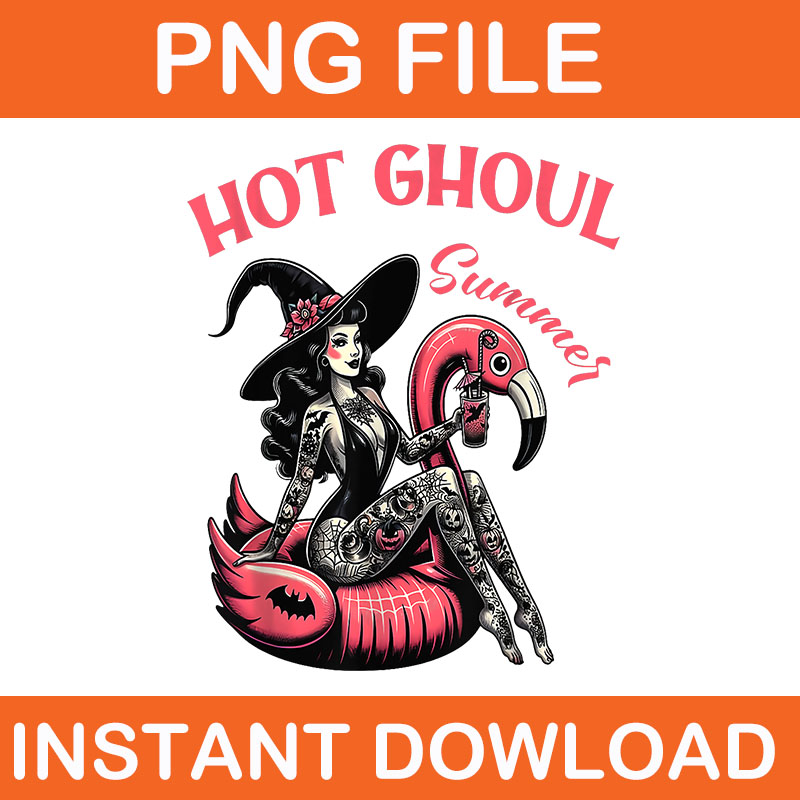 Halloween Hot Ghoul Summer Summerween PNG