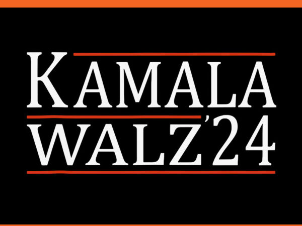 Kamala walz’24 svg t shirt vector art