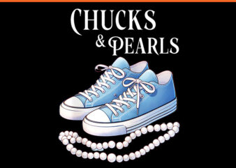 Chucks And Pearls 2024 PNG, Kamala Harris PNG t shirt vector file