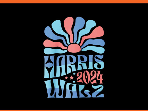 Kamala harris 2024 for a brighter tomorrow png, kamala harris walz 2024 png t shirt vector art