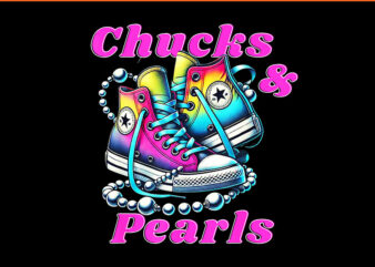 Chucks And Pearls 2024 PNG, Kamala Harris PNG t shirt vector file