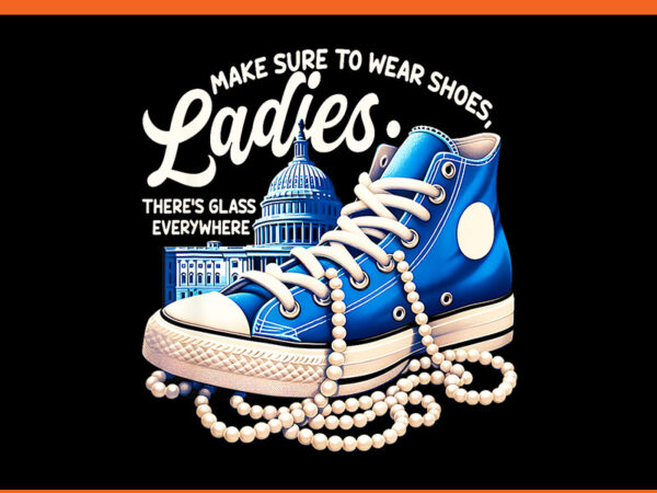 Chucks and pearls 2024 png, kamala harris png t shirt vector file