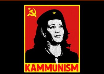 Awesome Kamala Harris Kammunism 2024 PNG t shirt vector