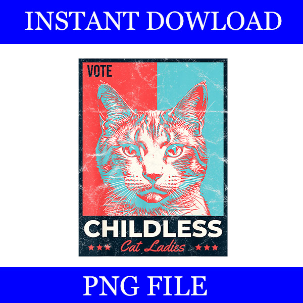 Vote Childless Cat Ladies PNG