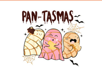 Pan-tasmas Ghost Spooky Conchas Mexican Ghost PNG