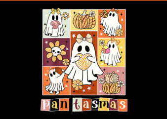 Pantasmas Ghost Spooky Conchas PNG, Halloween Mexican Ghost PNG t shirt illustration