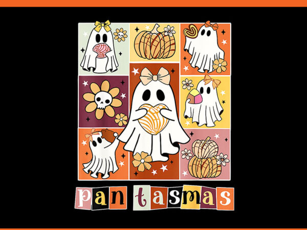 Pantasmas ghost spooky conchas png, halloween mexican ghost png t shirt illustration