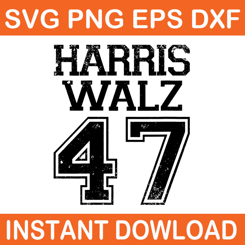 Harris Waltz 2024 SVG, Harris Waltz 47 SVG