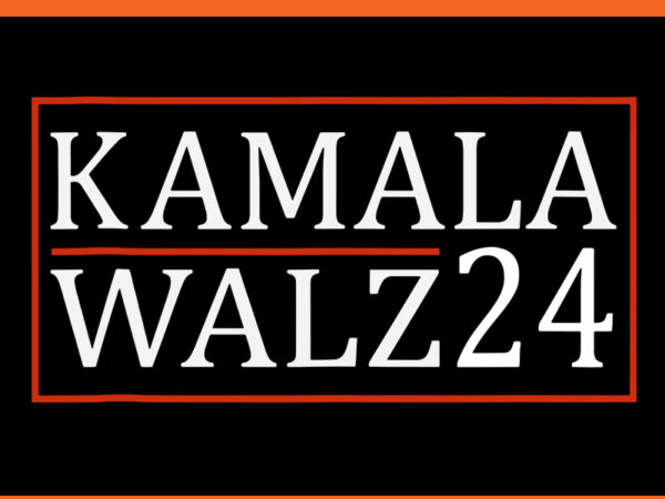 Kamala walz 24 svg t shirt vector art