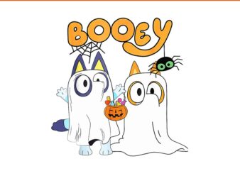 Booey Spooky Season Ghost Halloween PNG t shirt template