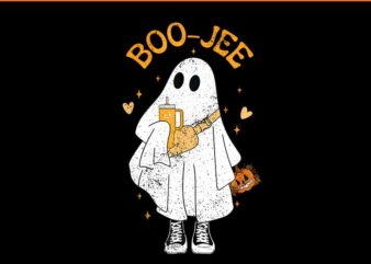 Boo Jee Spooky Season Ghost Halloween PNG