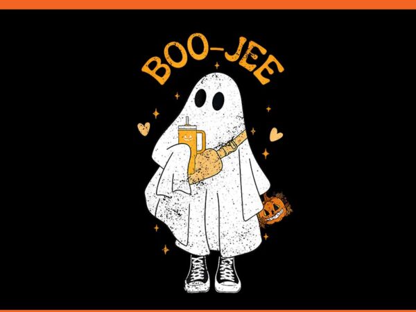 Boo jee spooky season ghost halloween png t shirt template