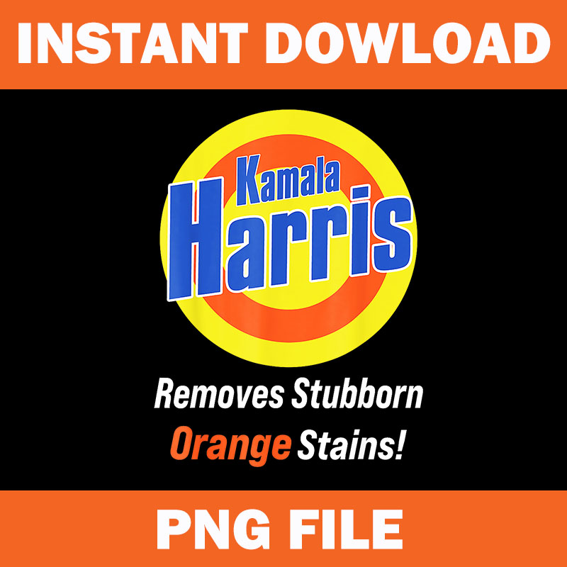 Kamala Harris Removes Stubborn Orange Stains PNG