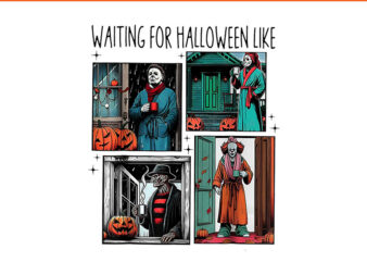 Waiting For Halloween Like Horror Friends Move PNG