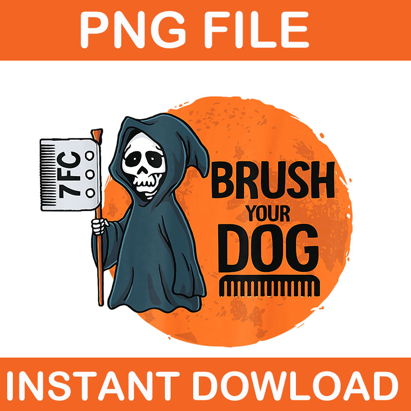 Brush Your Dog Ghost PNG