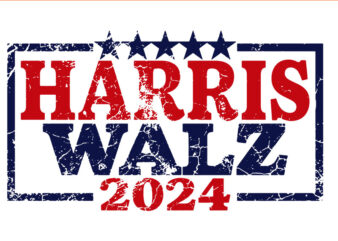 Harris Walz 2024 PNG, Harris Walz PNG graphic t shirt