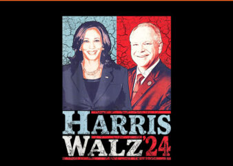 Harris Waltz 2024 PNG, Kamala Harris Tim Waltz 2024 PNG graphic t shirt